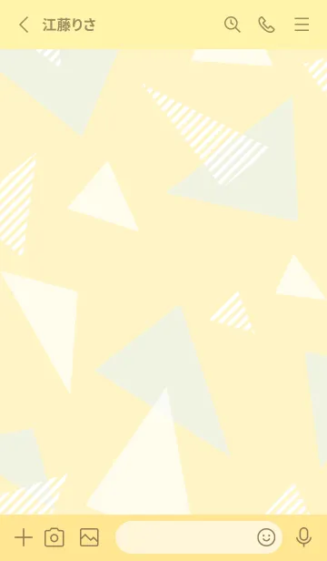 [LINE着せ替え] おしゃれ 三角12の画像2