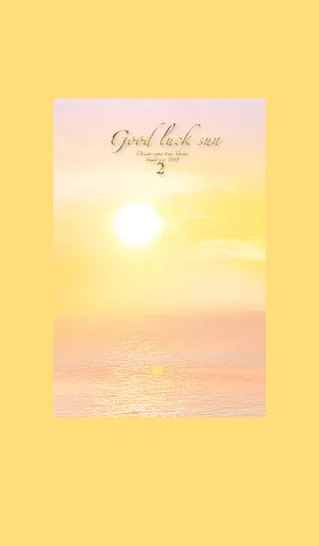 [LINE着せ替え] ＊運気最強 夕日 浄化エネルギー 風水2＊の画像1