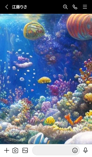 [LINE着せ替え] 熱帯魚の夢#FO14。の画像2