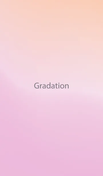 [LINE着せ替え] gradation ORANGE&PINK 100の画像1
