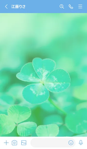 [LINE着せ替え] 四つ葉のクローバー Vintage Lens #24-2の画像2
