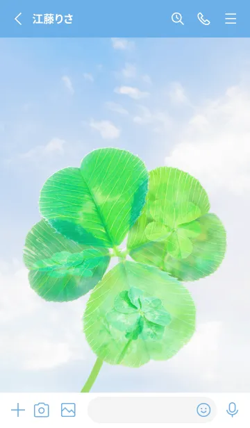 [LINE着せ替え] Four-Leaf Clover Lucky World #1-12の画像2