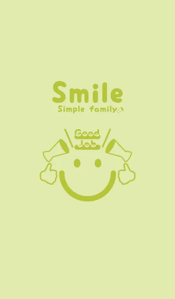 [LINE着せ替え] スマイル＆グッジョブ 若芽の画像1