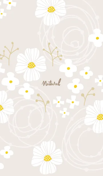 [LINE着せ替え] 白いはな ダンス7の画像1