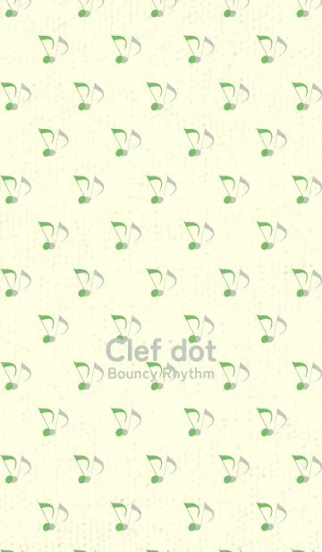 [LINE着せ替え] Clef dot ディープピーグリーンの画像1