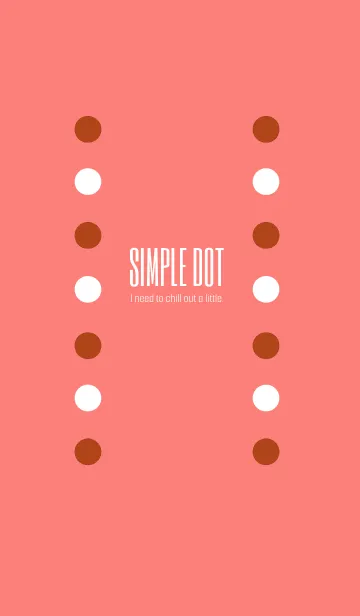 [LINE着せ替え] シンプルドット -19の画像1