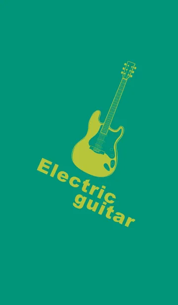 [LINE着せ替え] ELECTRIC GUITAR CLR ターコイズグリーンの画像1