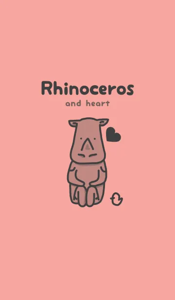 [LINE着せ替え] サイとハート ディープシェルピンクの画像1