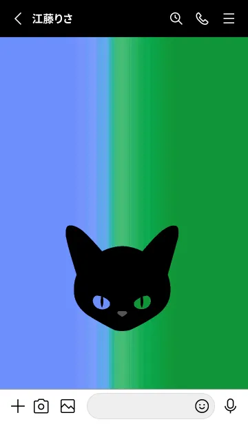 [LINE着せ替え] ブラック キャット 178の画像2