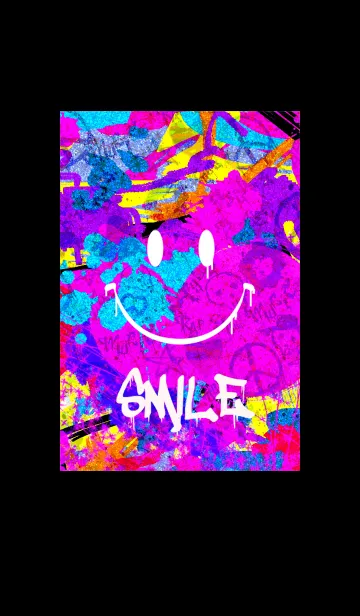 [LINE着せ替え] Smile ！！ Graffiti！！3の画像1