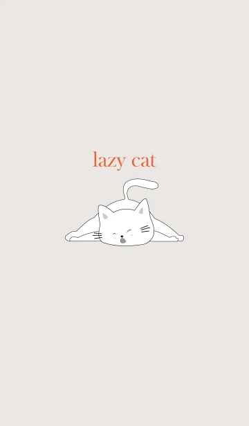 [LINE着せ替え] lazy cat..37の画像1