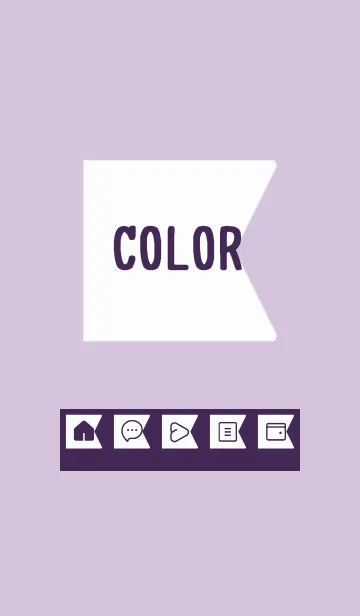 [LINE着せ替え] purple color O30の画像1