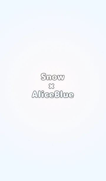 雪色●アリスブルー.TKCの着せ替えメイン画像