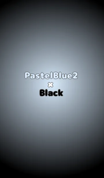 [LINE着せ替え] パステルブルー2●ブラック.TKCの画像1