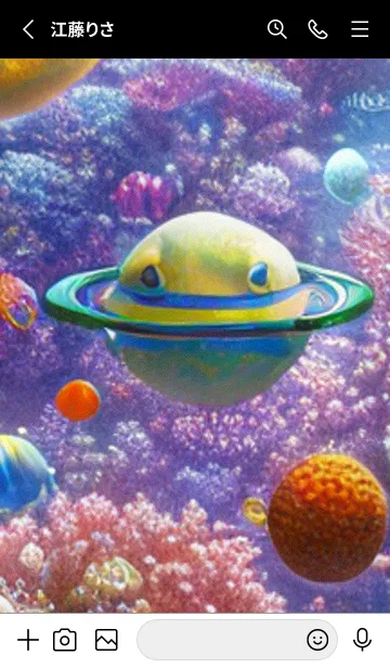 [LINE着せ替え] 熱帯魚の夢#FO121。の画像2