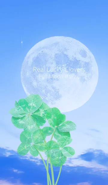 [LINE着せ替え] Real Lucky Clovers Full Moon #1-24の画像1