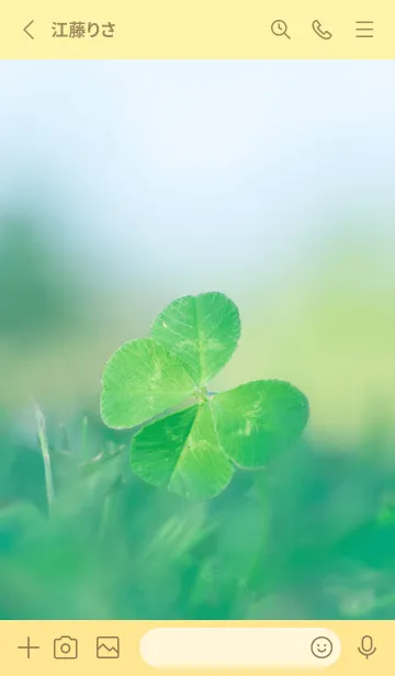 [LINE着せ替え] 四つ葉のクローバー Vintage Lens #26-1の画像2