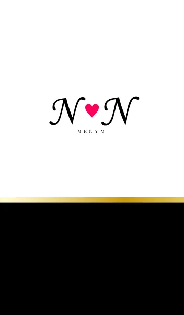 [LINE着せ替え] LOVE INITIAL-N&N イニシャル 2の画像1