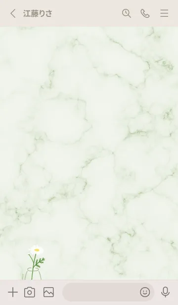 [LINE着せ替え] デイジーマーブル♡green07_1の画像2