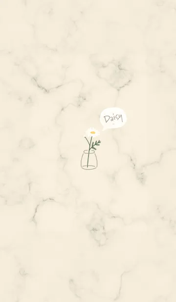 [LINE着せ替え] デイジーマーブル♡yellow15_1の画像1