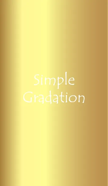 [LINE着せ替え] Simple Gradation -GOLD 16-の画像1