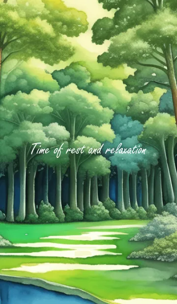 [LINE着せ替え] Time of rest and relaxationの画像1