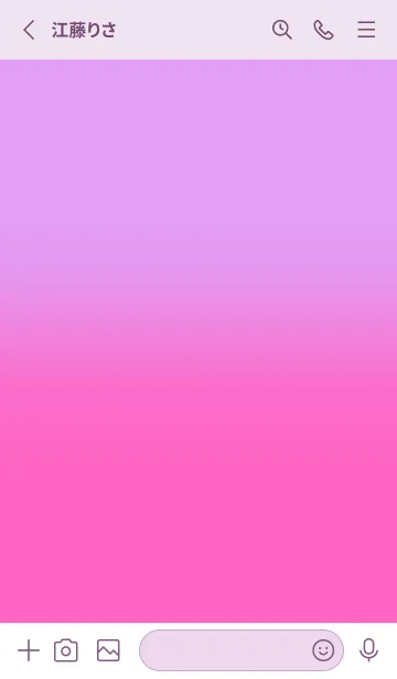 [LINE着せ替え] Lavender Purple & Rose Pink V5 (JP)の画像2