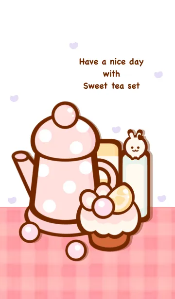 [LINE着せ替え] Happy sweet tea 20の画像1