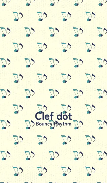 [LINE着せ替え] Clef dot ターコイズの画像1