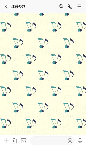 [LINE着せ替え] Clef dot ターコイズの画像2