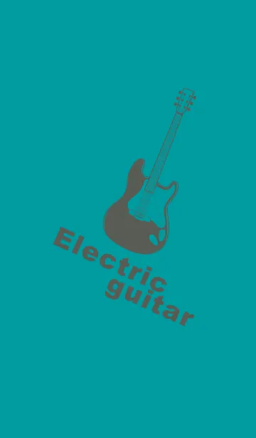 [LINE着せ替え] ELECTRIC GUITAR CLR ターコイズの画像1