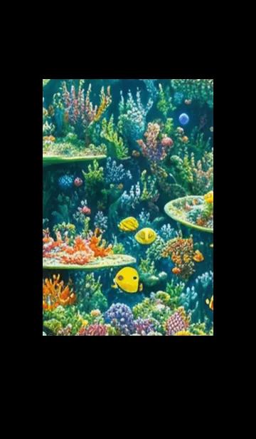 [LINE着せ替え] 熱帯魚の夢#FO224。の画像1