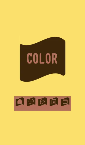 [LINE着せ替え] yellow color P26の画像1