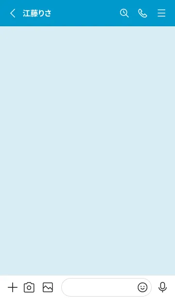 [LINE着せ替え] blue color Q27の画像2