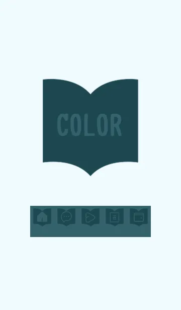 [LINE着せ替え] blue color Q28の画像1