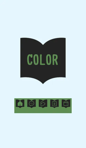 [LINE着せ替え] blue color Q29の画像1