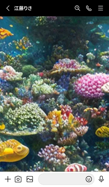 [LINE着せ替え] 熱帯魚の夢#FO215。の画像2