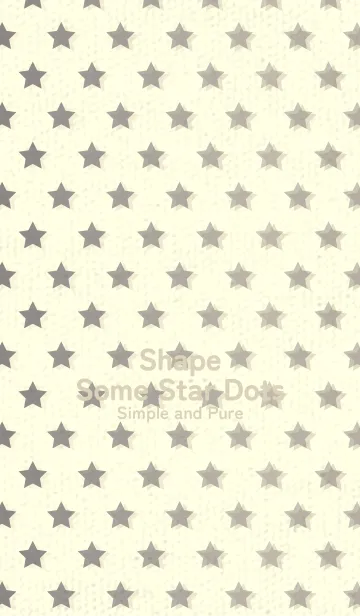 [LINE着せ替え] 星のドッドきせかえ スチールグレイの画像1