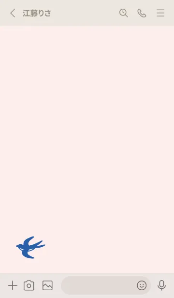 [LINE着せ替え] ツバメ シンプル4の画像2