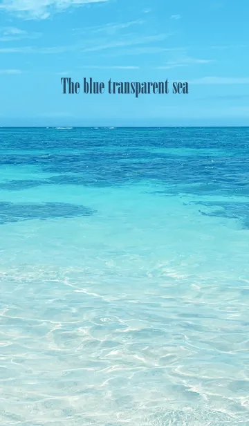 [LINE着せ替え] The blue transparent sea - MEKYM 35の画像1