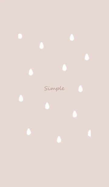 [LINE着せ替え] drop simple♡pinkbrown08_1の画像1