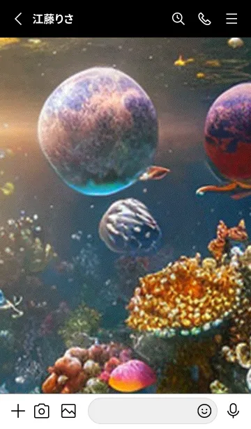 [LINE着せ替え] 熱帯魚の夢#FP016。の画像2