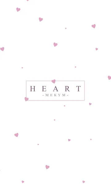 [LINE着せ替え] HEART PINK-SIMPLE.MEKYM 29の画像1