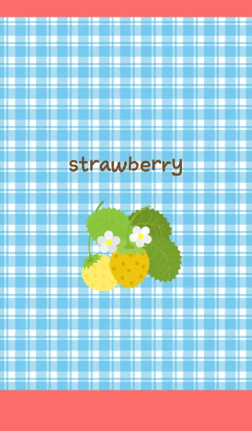 [LINE着せ替え] 黄いちごの着せかえ 赤色の画像1