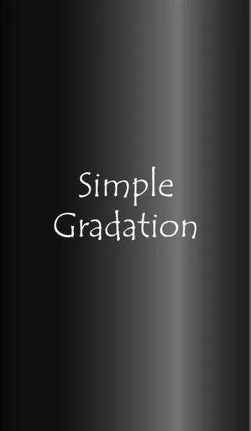 [LINE着せ替え] Simple Gradation -GlossyBlack 14-の画像1