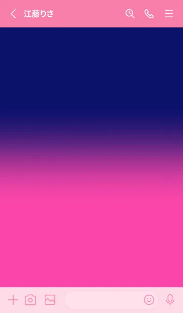 [LINE着せ替え] Navy Blue & Fuchsia Pink V5 (JP)の画像2