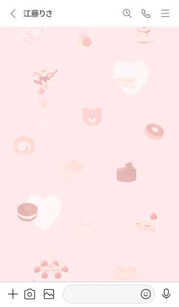 [LINE着せ替え] I love sweets♡red14_1の画像2