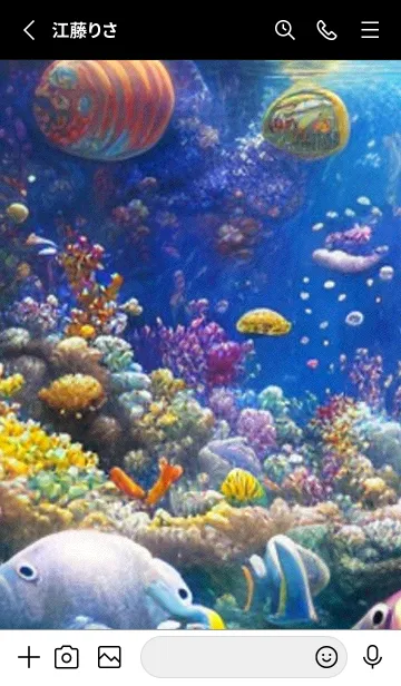 [LINE着せ替え] 熱帯魚の夢#FP05。の画像2