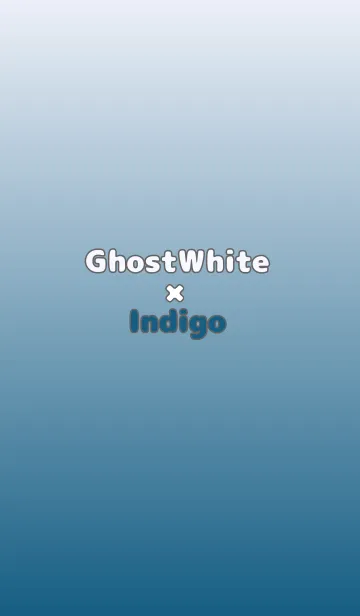 [LINE着せ替え] ゴーストスモーク★藍色.TKCの画像1