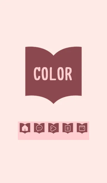 [LINE着せ替え] pink color Q27の画像1